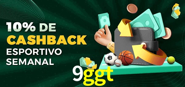 10% de bônus de cashback na 9ggt